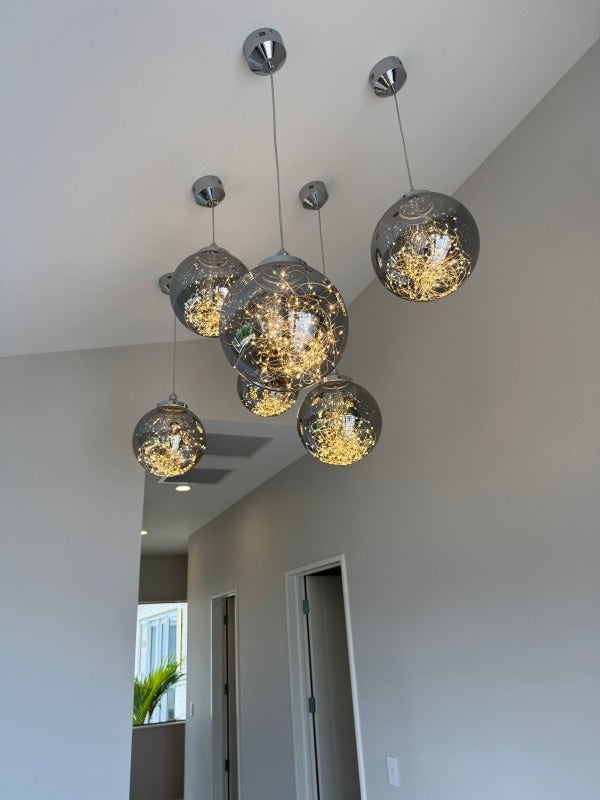 Smoky Grey LED Pendant Light P410-30W