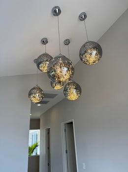 Smoky Grey LED Pendant Light P410-30W