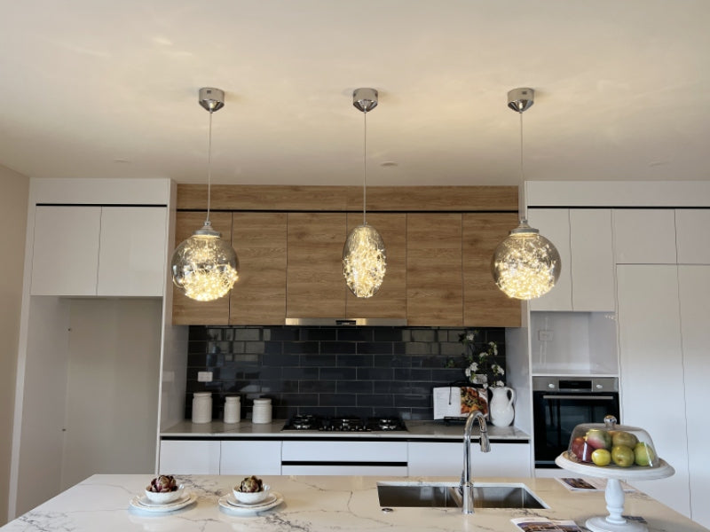 Smoky Grey LED Pendant Light P410-30W - Galaxy Lighting NZ
