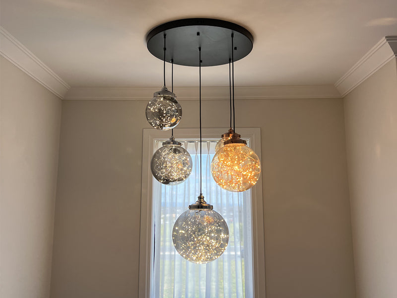 LED Drop Light P410-5Lamps-60cm - Galaxy Lighting NZ