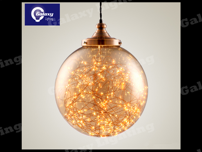 Amber LED Pendant Light,Three Sizes P410-20Y - Galaxy Lighting NZ