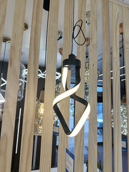 Black Color Modern LED Pendant Bedside/Bathroom Feature Light P411 - Galaxy Lighting NZ