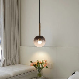 FREE LIFTING Motion Control LED Pendant Light/Bedside Feature Light P413-Gold Color - Galaxy Lighting NZ