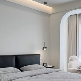FREE LIFTING Motion Control LED Pendant Light/Bedside Feature Light P413-Smoky Grey