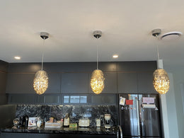 Amber LED Pendant Light P417-Y - Galaxy Lighting NZ