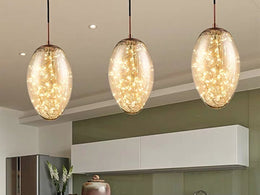 Amber LED Pendant Light P417-Y - Galaxy Lighting NZ