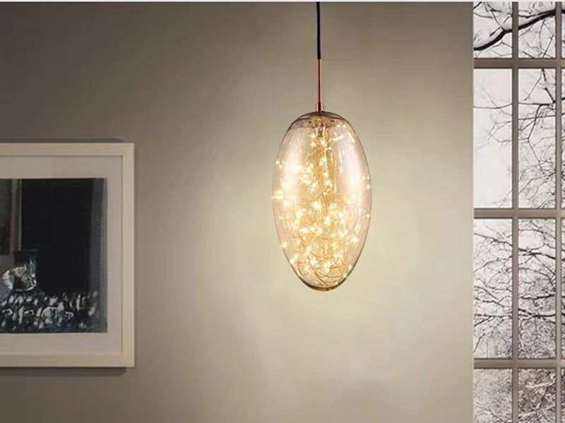 Amber LED Pendant Light P417-Y - Galaxy Lighting NZ