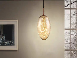 Amber LED Pendant Light P417-Y - Galaxy Lighting NZ