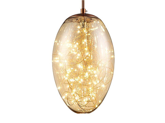 Amber LED Pendant Light P417-Y - Galaxy Lighting NZ