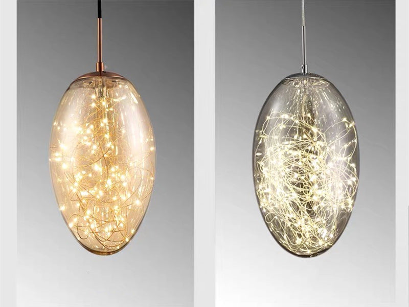 Amber LED Pendant Light P417-Y - Galaxy Lighting NZ