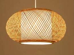Rattan Pendant Light P418-60cm - Galaxy Lighting NZ