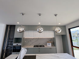 Stylish Pendant Light P420-Chrome - Galaxy Lighting NZ