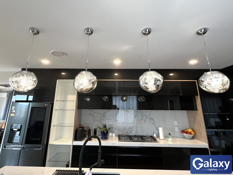 Stylish Pendant Light P420-Chrome - Galaxy Lighting NZ