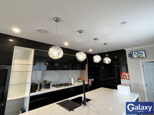 Stylish Pendant Light P420-Chrome - Galaxy Lighting NZ