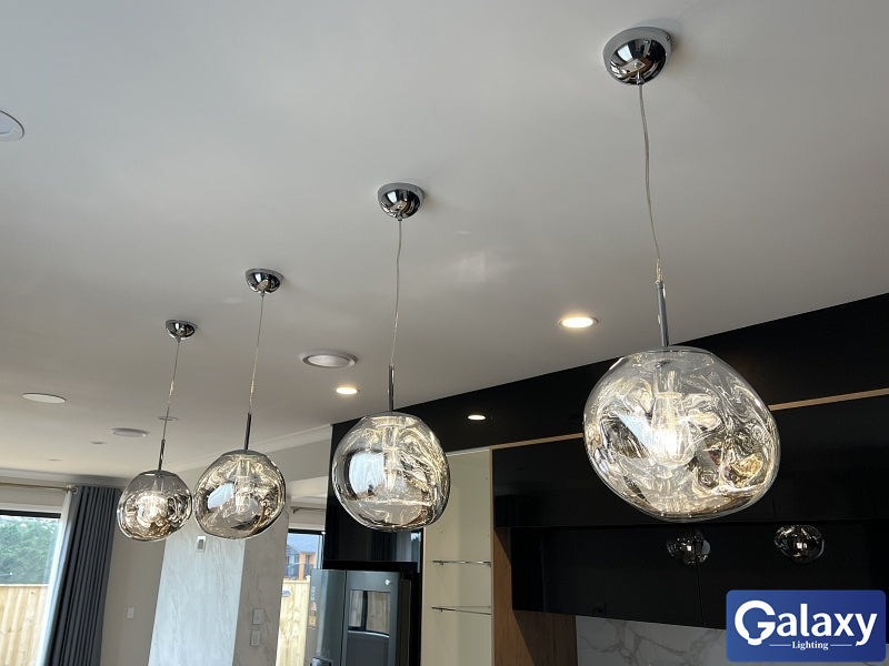 Stylish Pendant Light P420-Chrome - Galaxy Lighting NZ