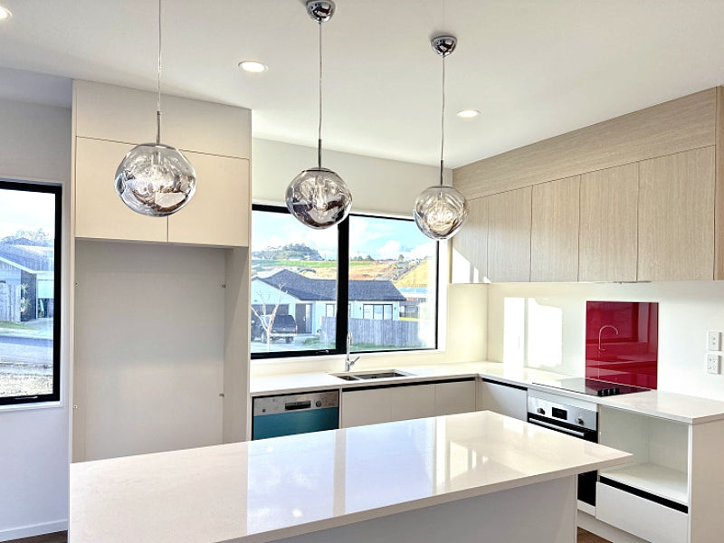Stylish Pendant Light P420-Chrome - Galaxy Lighting NZ