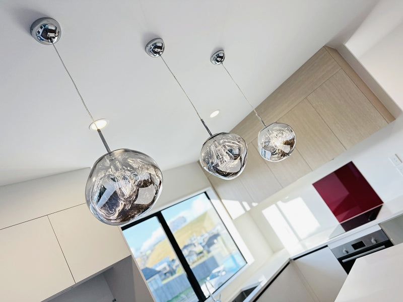 Stylish Pendant Light P420-Chrome - Galaxy Lighting NZ