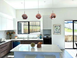 Stylish Pendant Light P420-Copper - Galaxy Lighting NZ
