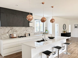 Stylish Pendant Light P420-Copper - Galaxy Lighting NZ