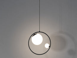 Black Pendant Light P421-B - Galaxy Lighting NZ