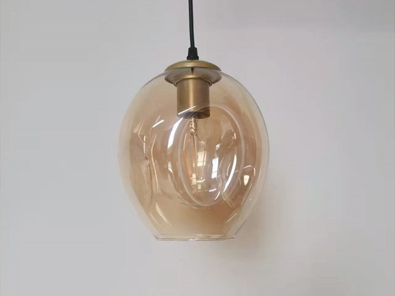 Amber Colour Pendant Light P422-Amber - Galaxy Lighting NZ