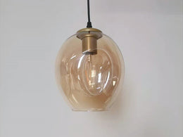 Amber Colour Pendant Light P422-Amber - Galaxy Lighting NZ