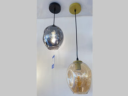 Amber Colour Pendant Light P422-Amber - Galaxy Lighting NZ