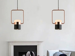 LED Pendant Light, Single Light P424-Black(DEMO) - Galaxy Lighting NZ