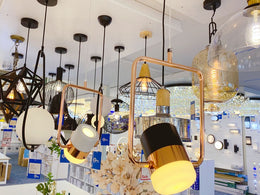 LED Pendant Light, Single Light P424-Black(DEMO) - Galaxy Lighting NZ