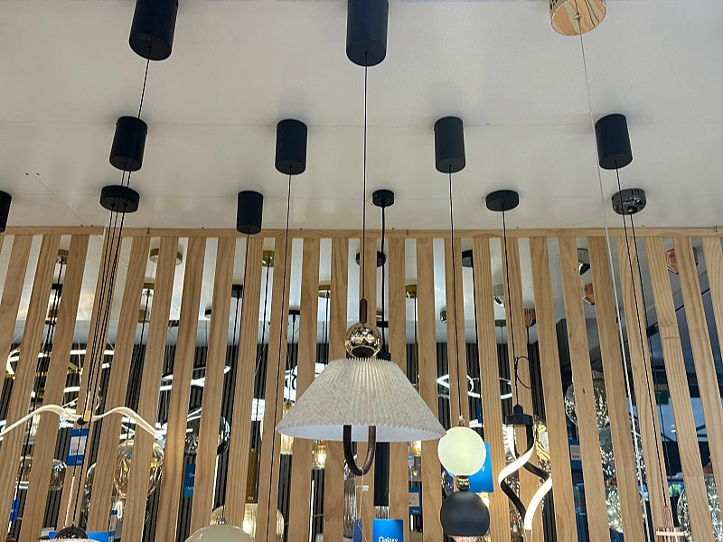 FREE LIFTING WhiteColour LED Pendant Light/Bedside Feature Light With Handle P425 - Galaxy Lighting NZ
