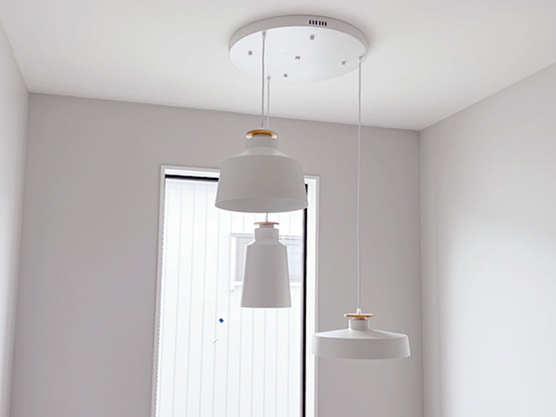 White Color Simple Design Pendant Light P436-50cm - Galaxy Lighting NZ