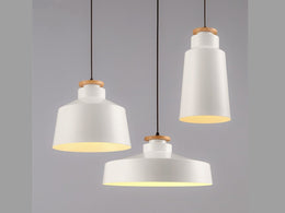 White Color Simple Design Pendant Light P436-50cm - Galaxy Lighting NZ