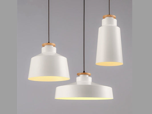 White Color Simple Design Pendant Light P436-50cm - Galaxy Lighting NZ