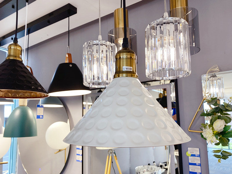 Industrial Pendant Light P437-Round-50cm - Galaxy Lighting NZ