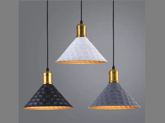 Industrial Pendant Light P437-Round-50cm - Galaxy Lighting NZ