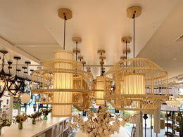 Rattan Pendant Light P440-500 - Galaxy Lighting NZ