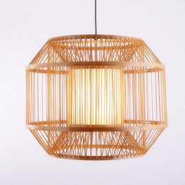 Rattan Pendant Light P440-500 - Galaxy Lighting NZ
