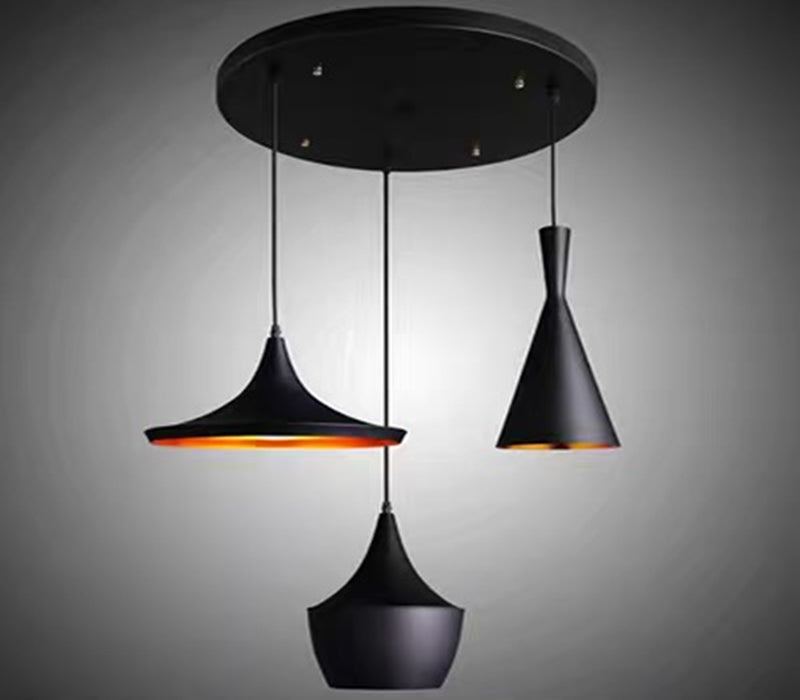 Industrial Pendant Light P441-Round-50cm - Galaxy Lighting NZ