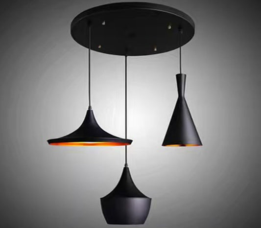 Industrial Pendant Light P441-Round-50cm - Galaxy Lighting NZ