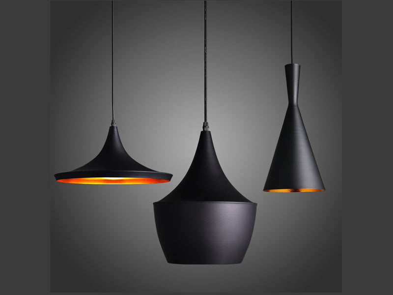 Black Modern Pendant Light P103-B - Galaxy Lighting NZ