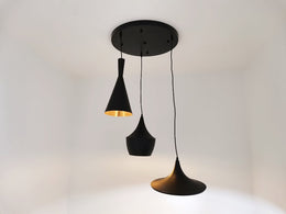 Industrial Pendant Light P441-Round-50cm - Galaxy Lighting NZ