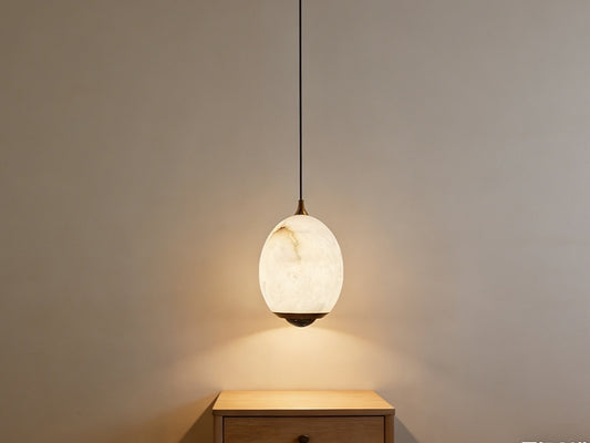 FREE LIFTING ALABASTER LED Pendant Light/Bedside Feature Light P444 - Galaxy Lighting NZ