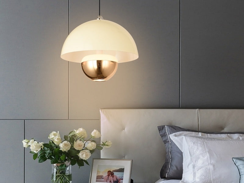 FREE LIFTING Beige Colour LED Pendant Light/Bedside Feature Light P445-Beige - Galaxy Lighting NZ