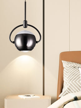 FREE LIFTING Black Colour LED Pendant Light/Bedside Feature Light P446-B - Galaxy Lighting NZ