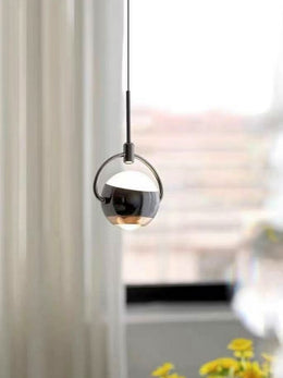 FREE LIFTING Black Colour LED Pendant Light/Bedside Feature Light P446-B - Galaxy Lighting NZ