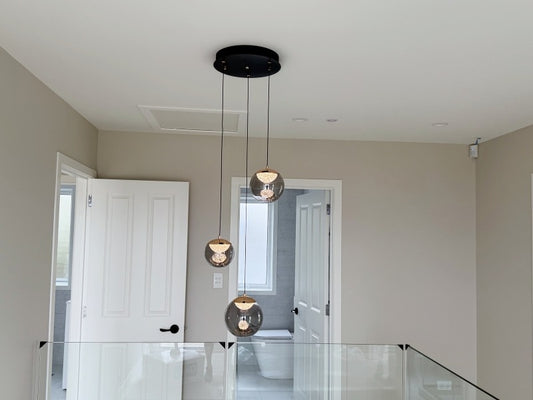 Color Change Smoky Grey LED Pendant Light P449-400 - Galaxy Lighting NZ