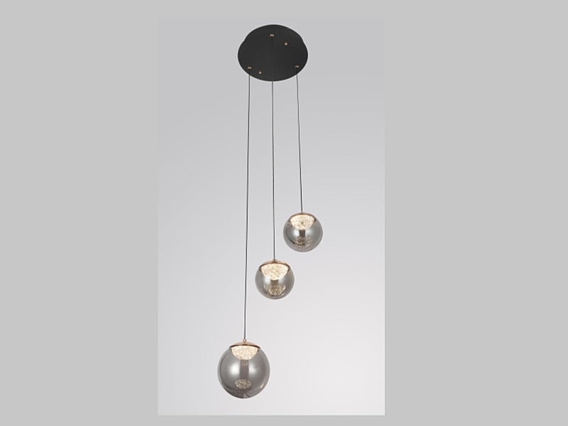 Color Change Smoky Grey LED Pendant Light P449-400 - Galaxy Lighting NZ