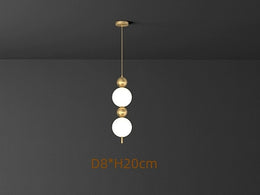 FREE LIFTING Gold Colour LED Pendant Light/Bedside Feature Light P453 - Galaxy Lighting NZ