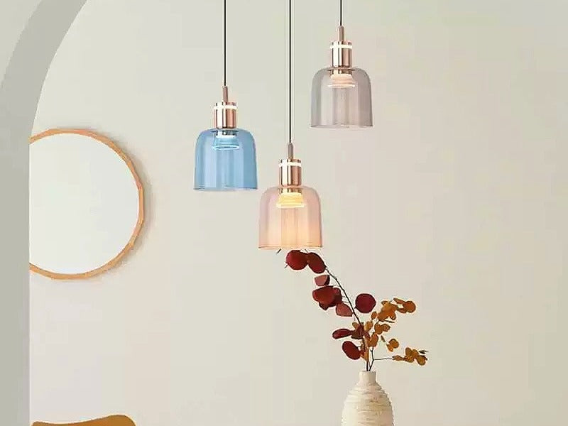 Smokey Grey RETRACTABLE LED Pendant Light/Bedside Light P459 - Galaxy Lighting NZ