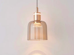 Smokey Grey RETRACTABLE LED Pendant Light/Bedside Light P459 - Galaxy Lighting NZ